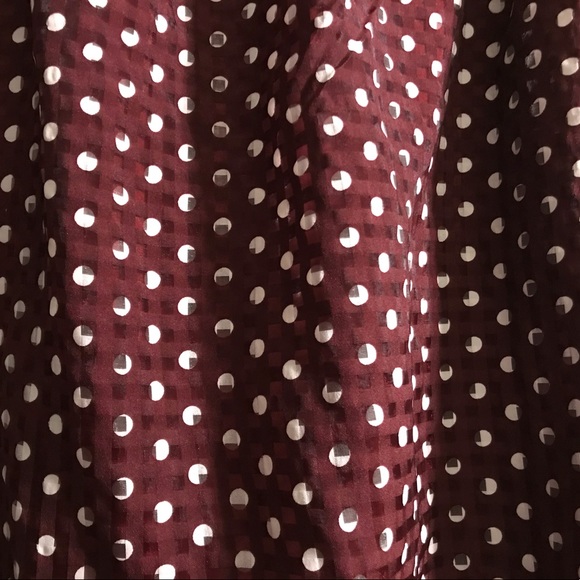 Maison Jules Skirt New With Tags Lightweight Lined Skirt Polka Dot Size XL - Picture 2 of 6
